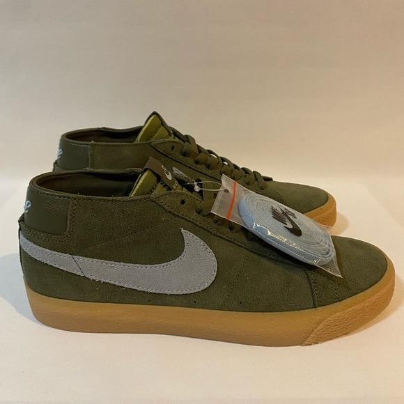 nike sb zoom blazer chukka olive